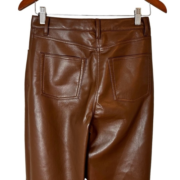 Aritzia The Melina™ Pant- High-waisted Vegan Leather Pants- Size 6 - Picture 5 of 10